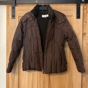 Calvin Klein Chocolate Puffer Jacket